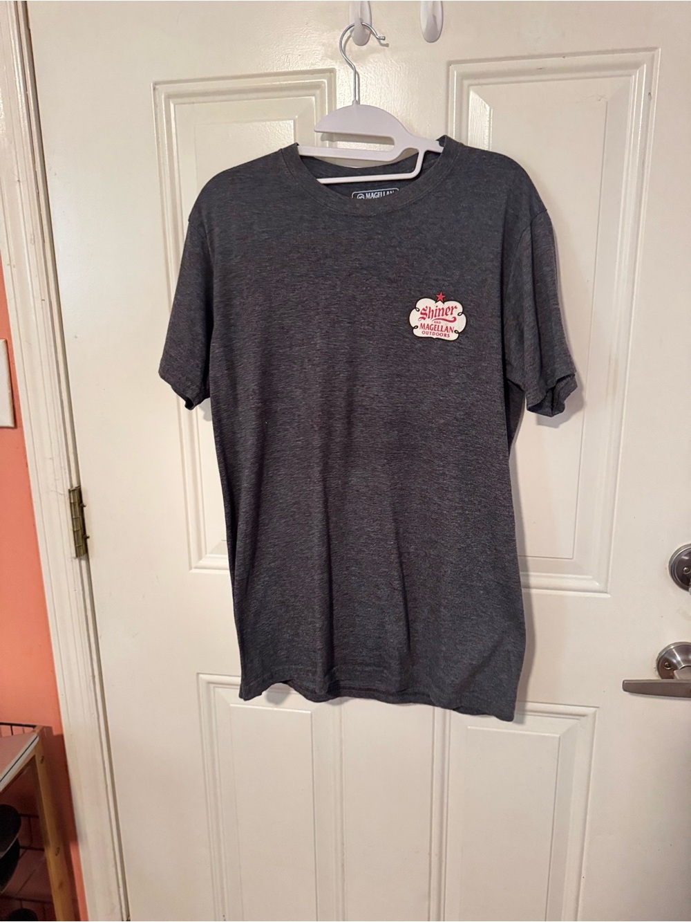 Beer Gray Short-Sleeve Logo T-Shirt men’s